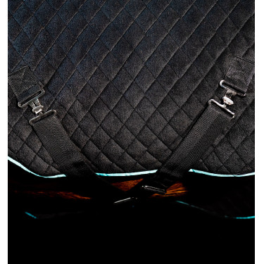 Horseware Autumn Cooler Decke 100g Schwarz / Aqua Horseware Autumn Cooler Decke 100g Schwarz / Aqua