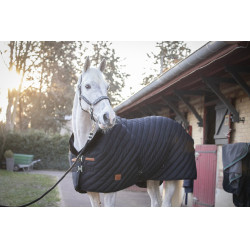 Stalldecke Diagonale Paddock Sports 400g Schwarz