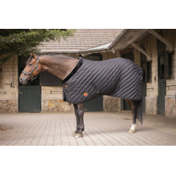 Stalldecke Diagonale Paddock Sports 400g Schwarz