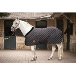 Stalldecke Diagonale Paddock Sports 400g Schwarz