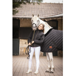 Stalldecke Diagonale Paddock Sports 400g Schwarz