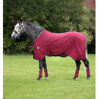 Couverture de box Horseware Rambo Helix Disque 0g Bordeaux / bordeaux