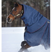 Couvre-cou Horseware 150g pour couverture Rambo Optimo Marine / bordeaux