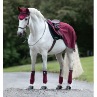 Abschwitzdecke Horseware Rambo Fleece wasserdicht Marine / Beige / Blau