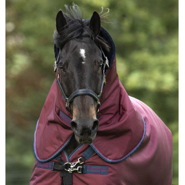 Couvre-cou Horseware 0g pour couverture Rambo Original Bordeaux / bordeaux Couvre-cou Horseware 0g pour couverture Rambo Original Bordeaux / bordeaux