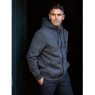 Herren-Kapuzen-Sweatjacke LeMieux aus Fleece Herren-Kapuzen-Sweatjacke LeMieux aus Fleece