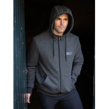 Herren-Kapuzen-Sweatjacke LeMieux aus Fleece Herren-Kapuzen-Sweatjacke LeMieux aus Fleece