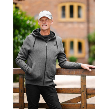 Herren-Kapuzen-Sweatjacke LeMieux aus Fleece Herren-Kapuzen-Sweatjacke LeMieux aus Fleece