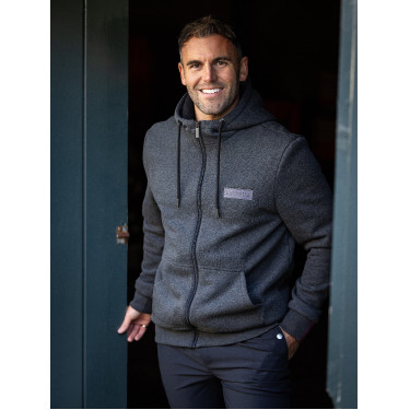 Herren-Kapuzen-Sweatjacke LeMieux aus Fleece Herren-Kapuzen-Sweatjacke LeMieux aus Fleece