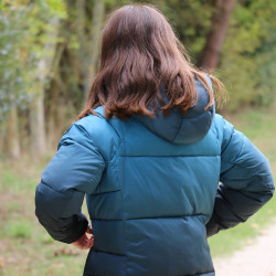 Equithème Laura Kinder-Daunenjacke Türkis Blau