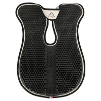 Acavallo Stoßdämpfer mit Widerristfreiheit, Memory-Schaum, hintere Erhöhung Weiß Weiß