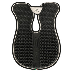 Acavallo Stoßdämpfer mit Widerristfreiheit, Memory-Schaum, hintere Erhöhung Weiß Weiß