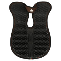 Acavallo Stoßdämpfer mit Widerristfreiheit, Memory-Schaum, hintere Erhöhung Weiß Weiß