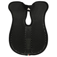 Acavallo Stoßdämpfer mit Widerristfreiheit, Memory-Schaum, hintere Erhöhung Weiß Wei&szlig;