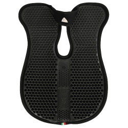 Acavallo Stoßdämpfer mit Widerristfreiheit, Memory-Schaum, hintere Erhöhung Schwarz