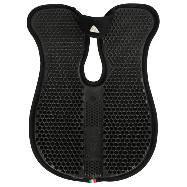 Acavallo Stoßdämpfer mit Widerristfreiheit, Memory-Schaum, hintere Erhöhung Schwarz