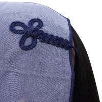 Fleece-Ausreitdecke mit Knebelverschluss Canter Marineblau Fleece-Ausreitdecke mit Knebelverschluss Canter Marineblau