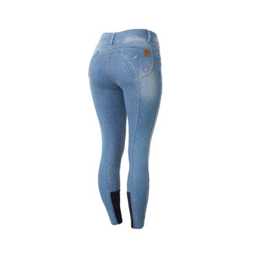 Jean Vollbesatz Silikon High Waist Kaia Damen Horze Jean Vollbesatz Silikon High Waist Kaia Damen Horze