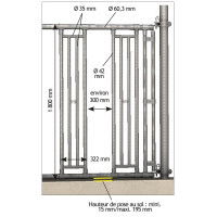 Bausatz für Kopfdurchlass...