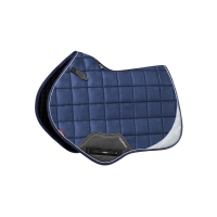 LeMieux Reflective Suede Close Contact Square Schabracke Marineblau