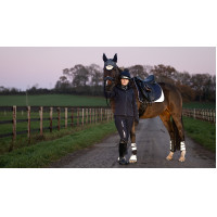 LeMieux Suede Dressage Square Reflective Marineblau LeMieux Suede Dressage Square Reflective Marineblau