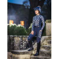 LeMieux Mini Reflective Hat Silk Marineblau LeMieux Mini Reflective Hat Silk Marineblau