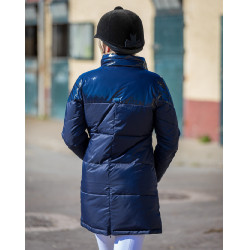 Lange Daunenjacke GEM Tower Marineblau