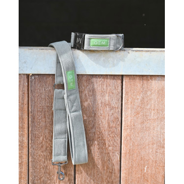 Halsband & Leine Set GEM Khaki Gr&uuml;n