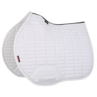 LeMieux Eurojump Wildleder Schabracke Weiß / Silber / Weiß Weiß LeMieux Eurojump Wildleder Schabracke Weiß / Silber / Weiß Weiß