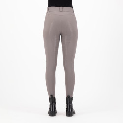 Reithose HV Polo Favourite Midwaist FullGrip Dunkler Sand Grau