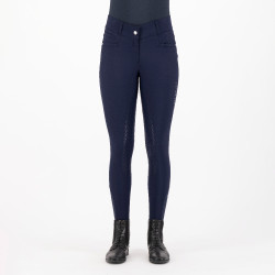 Reithose HV Polo Favourite Midwaist FullGrip Marineblau