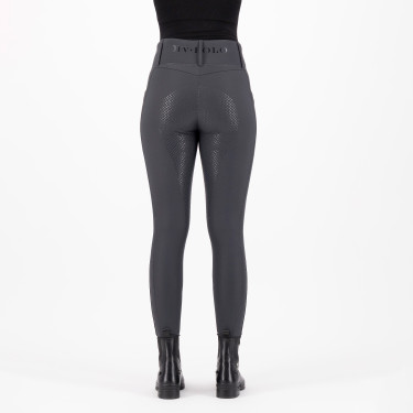 Reitleggings HV Polo Favourite Highwaist FullGrip Zinkgrau