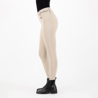 Reitleggings HV Polo Favourite Highwaist FullGrip Dunkler Sand Grau Reitleggings HV Polo Favourite Highwaist FullGrip Dunkler Sand Grau