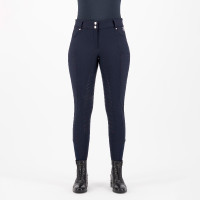 Reithose HV Polo Ellen Highwaist FullGrip Marineblau
