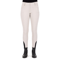 Reithose HV Polo Ellen Highwaist FullGrip Zinkgrau Beige Reithose HV Polo Ellen Highwaist FullGrip Zinkgrau Beige