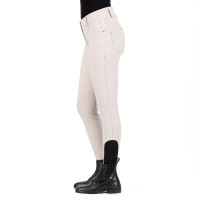 Reithose HV Polo Ellen Highwaist FullGrip Zinkgrau Beige Reithose HV Polo Ellen Highwaist FullGrip Zinkgrau Beige