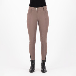 Reithose HV Polo Ellen Highwaist FullGrip Walnussbaum Beige