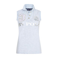 Ärmelloses Polo Favouritas HV Polo Melierter Nebel Grau
