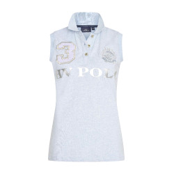 Ärmelloses Polo Favouritas HV Polo Melierter Nebel Grau