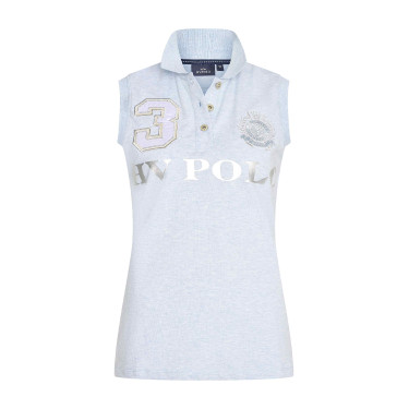 Ärmelloses Polo Favouritas HV Polo Melierter Nebel Grau