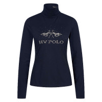Pull à col roulé HV Polo Desray Bleu marine
