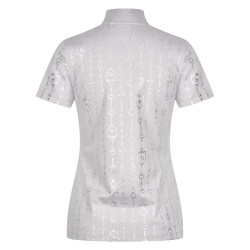Top Kurzarm HV Polo Jolie Perlgrau
