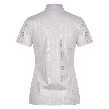 Top Kurzarm HV Polo Jolie Perlgrau