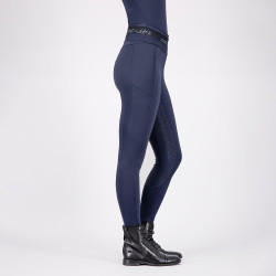Reitleggings Euro-Star Ares FullGrip Nacht Marineblau