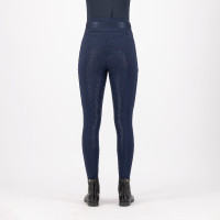 Reitleggings Euro-Star Impress FullGrip Marineblau