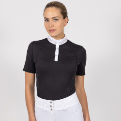 Wettkampf-Poloshirt Euro-Star Estrella Schwarz Wettkampf-Poloshirt Euro-Star Estrella Schwarz