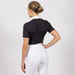 Wettkampf-Poloshirt Euro-Star Estrella Schwarz Wettkampf-Poloshirt Euro-Star Estrella Schwarz