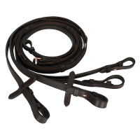 Doppelte Zügel Imperial Riding Anti-Slip-Griff Braun