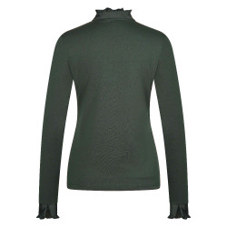 Top Imperial Riding Anna langärmelig Tiefer Wald Gr&uuml;n