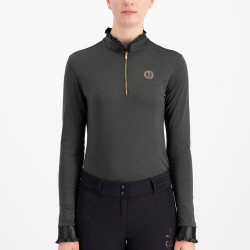 Top Imperial Riding Anna langärmelig Tiefer Wald Gr&uuml;n